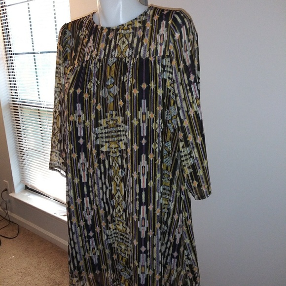 Coffee Multi-Color Brown Tunic/Dress - Picture 10 of 12